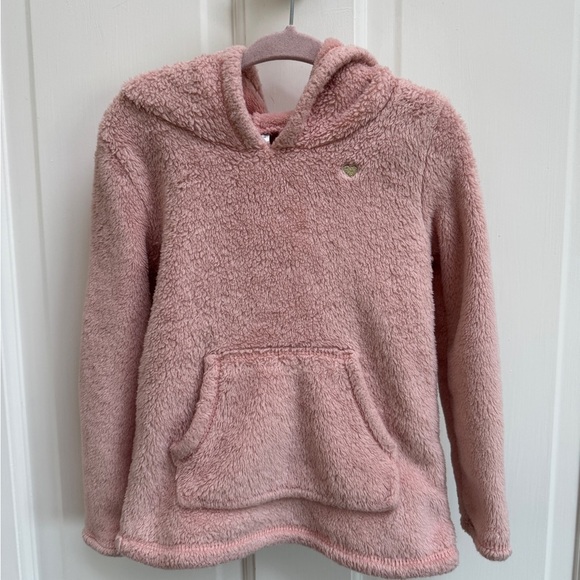 Carter's 3T Girls Dusty Pink Hooded Sweatshirt with Plush Fleece - Picture 1 of 4